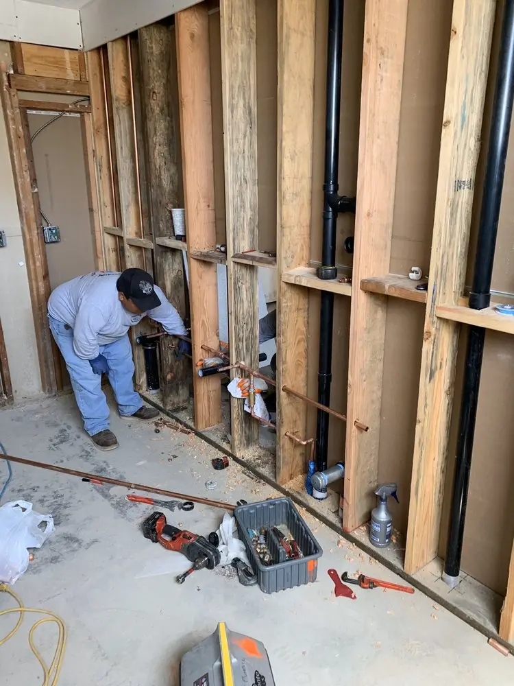 Commercial rough-in plumbing for Water Heater Replacement in Sherrelwood